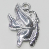 Pendant, Zinc Alloy Jewelry Findings, Butterfly 16x25mm, Sold by Bag  