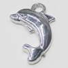 Pendant, Zinc Alloy Jewelry Findings, Dolphin 17x25mm, Sold by Bag  