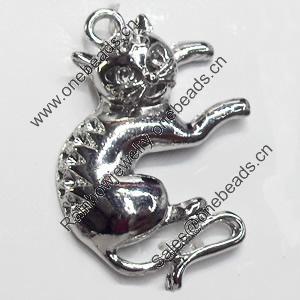 Pendant, Zinc Alloy Jewelry Findings, 23x31mm, Sold by Bag  