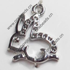 Pendant, Zinc Alloy Jewelry Findings, 16x20mm, Sold by Bag  