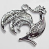 Pendant, Zinc Alloy Jewelry Findings, 31mm, Sold by Bag  