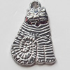 Pendant, Zinc Alloy Jewelry Findings, 13x20mm, Sold by Bag  