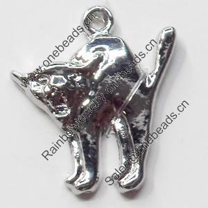 Pendant, Zinc Alloy Jewelry Findings, 18x20mm, Sold by Bag  