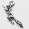 Pendant, Zinc Alloy Jewelry Findings, 11x25mm, Sold by Bag  