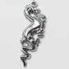 Pendant, Zinc Alloy Jewelry Findings, 12x35mm, Sold by Bag  