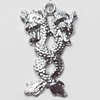 Pendant, Zinc Alloy Jewelry Findings, 21x35mm, Sold by Bag  