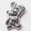 Pendant, Zinc Alloy Jewelry Findings, 13x19mm, Sold by Bag  