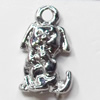 Pendant, Zinc Alloy Jewelry Findings, 10x18mm, Sold by Bag  