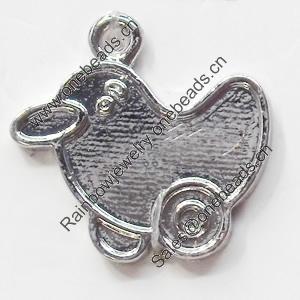Pendant, Zinc Alloy Jewelry Findings, 21x21mm, Sold by Bag  