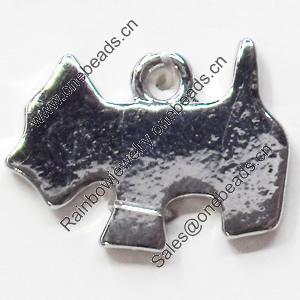 Pendant, Zinc Alloy Jewelry Findings, 18x13mm, Sold by Bag  