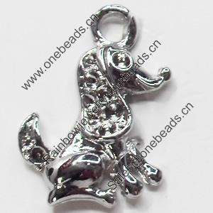 Pendant, Zinc Alloy Jewelry Findings, 16x23mm, Sold by Bag  