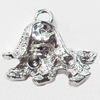 Pendant, Zinc Alloy Jewelry Findings, 22x20mm, Sold by Bag  