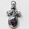 Pendant, Zinc Alloy Jewelry Findings, 15x29mm, Sold by Bag  