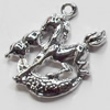 Pendant, Zinc Alloy Jewelry Findings, Horse, 20x20mm, Sold by Bag  