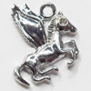 Pendant, Zinc Alloy Jewelry Findings, Horse, 16x20mm, Sold by Bag  