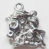 Pendant, Zinc Alloy Jewelry Findings, 16x20mm, Sold by Bag  