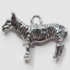 Pendant, Zinc Alloy Jewelry Findings, Horse, 22x16mm, Sold by Bag  