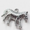 Pendant, Zinc Alloy Jewelry Findings, Horse, 24x18mm, Sold by Bag  