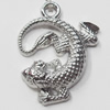 Pendant, Zinc Alloy Jewelry Findings, 23x31mm, Sold by Bag  