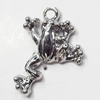 Pendant, Zinc Alloy Jewelry Findings, 17x22mm, Sold by Bag  