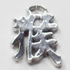 Pendant, Zinc Alloy Jewelry Findings, 12x18mm, Sold by Bag