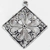 Pendant, Zinc Alloy Jewelry Findings, 28x31mm, Sold by Bag  