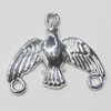 Connectors, Zinc Alloy Jewelry Findings, Bird 22x19mm, Sold by Bag  