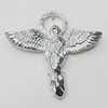 Pendant, Zinc Alloy Jewelry Findings, Bird 30x28mm, Sold by Bag  