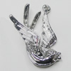 Pendant, Zinc Alloy Jewelry Findings, Bird 20x30mm, Sold by Bag  