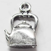 Pendant, Zinc Alloy Jewelry Findings, 15x21mm, Sold by Bag  