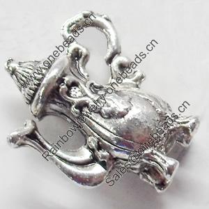 Pendant, Zinc Alloy Jewelry Findings, 17x19mm, Sold by Bag  
