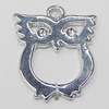 Pendant, Zinc Alloy Jewelry Findings, Bird 20x25mm, Sold by Bag  