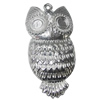Pendant, Zinc Alloy Jewelry Findings, Bird 24x51mm, Sold by Bag  