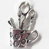 Pendant, Zinc Alloy Jewelry Findings, 13x19mm, Sold by Bag  