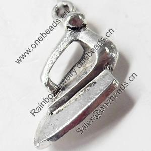 Pendant, Zinc Alloy Jewelry Findings, 21x20mm, Sold by Bag  