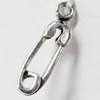 Pendant, Zinc Alloy Jewelry Findings, 5x17mm, Sold by Bag  