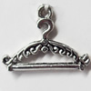 Pendant, Zinc Alloy Jewelry Findings, 24x17mm, Sold by Bag  