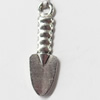 Pendant, Zinc Alloy Jewelry Findings, 8x26mm, Sold by Bag  