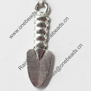 Pendant, Zinc Alloy Jewelry Findings, 8x26mm, Sold by Bag  