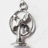 Pendant, Zinc Alloy Jewelry Findings, 12x22mm, Sold by Bag  