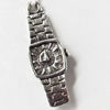 Pendant, Zinc Alloy Jewelry Findings, Watch, 8x23mm, Sold by Bag  