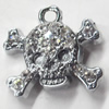 Pendant, Zinc Alloy Jewelry Findings, 17x18mm, Sold by PC  