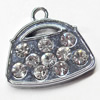 Pendant, Zinc Alloy Jewelry Findings, Bag, 19x18mm, Sold by PC  