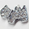 Pendant, Zinc Alloy Jewelry Findings, 19x12mm, Sold by PC  