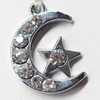 Pendant, Zinc Alloy Jewelry Findings, 15x21mm, Sold by PC  