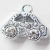Pendant, Zinc Alloy Jewelry Findings, 15x13mm, Sold by PC  