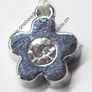 Pendant, Zinc Alloy Jewelry Findings, 10x13mm, Sold by PC  