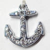 Pendant, Zinc Alloy Jewelry Findings, 20x23mm, Sold by PC  