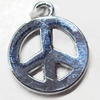Pendant, Zinc Alloy Jewelry Findings, 17x21mm, Sold by PC  
