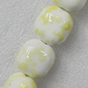 Ceramics Beads, Square 27x28mm, Sold by Bag  